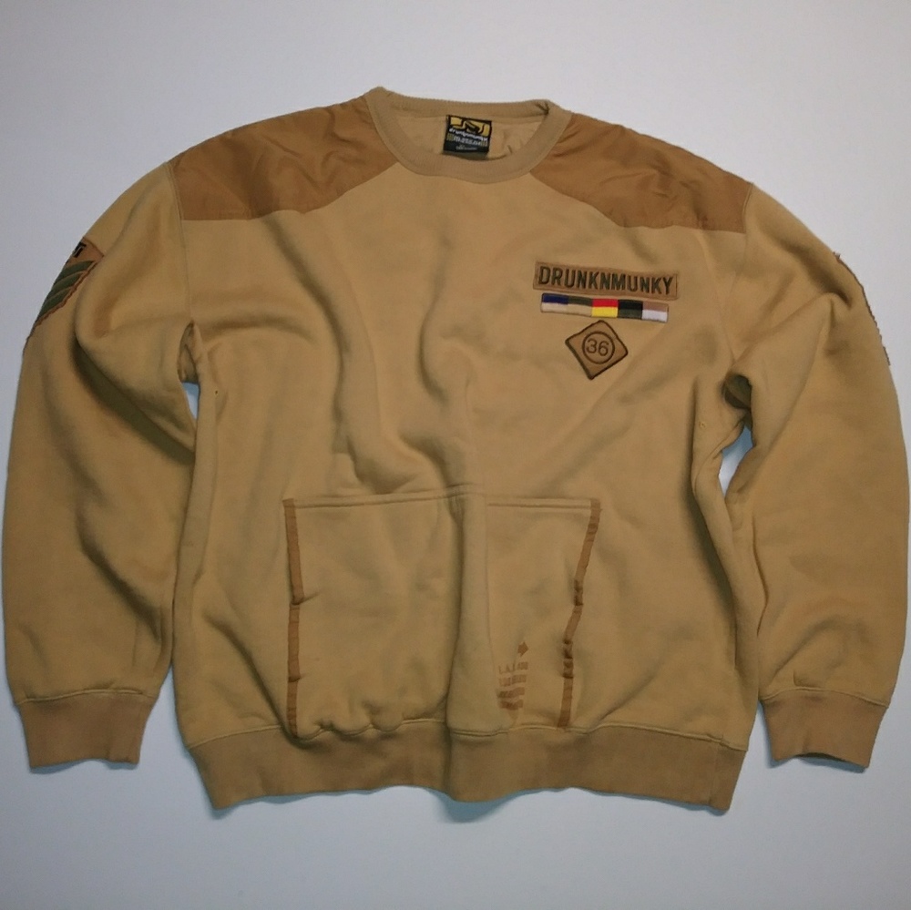 Vintage Mens Drunken Monkey Sweater